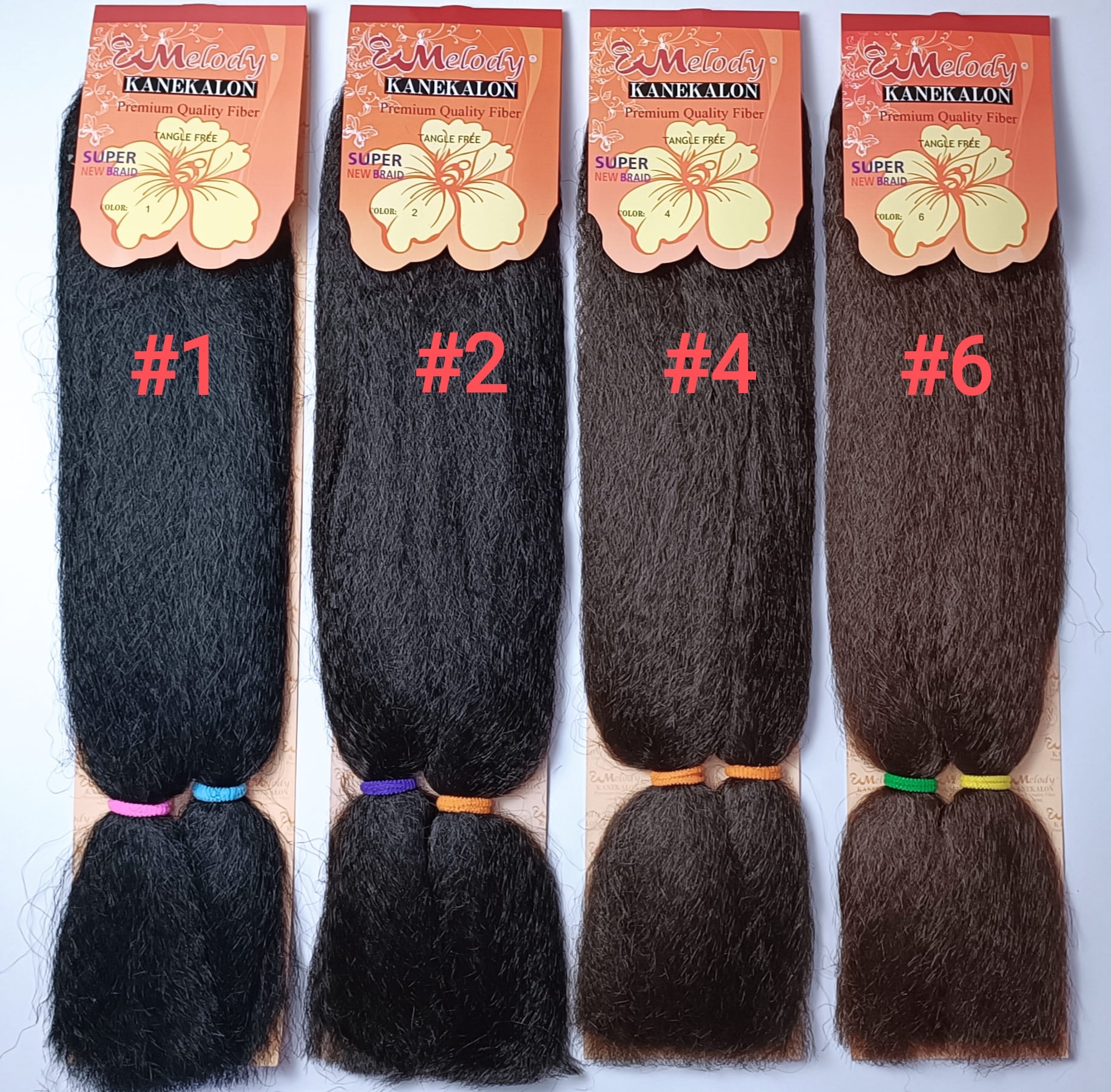 Kanekalon Ref. 1 / 2 / 4 / 6